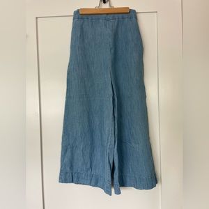 Madewell wide leg tencel pants